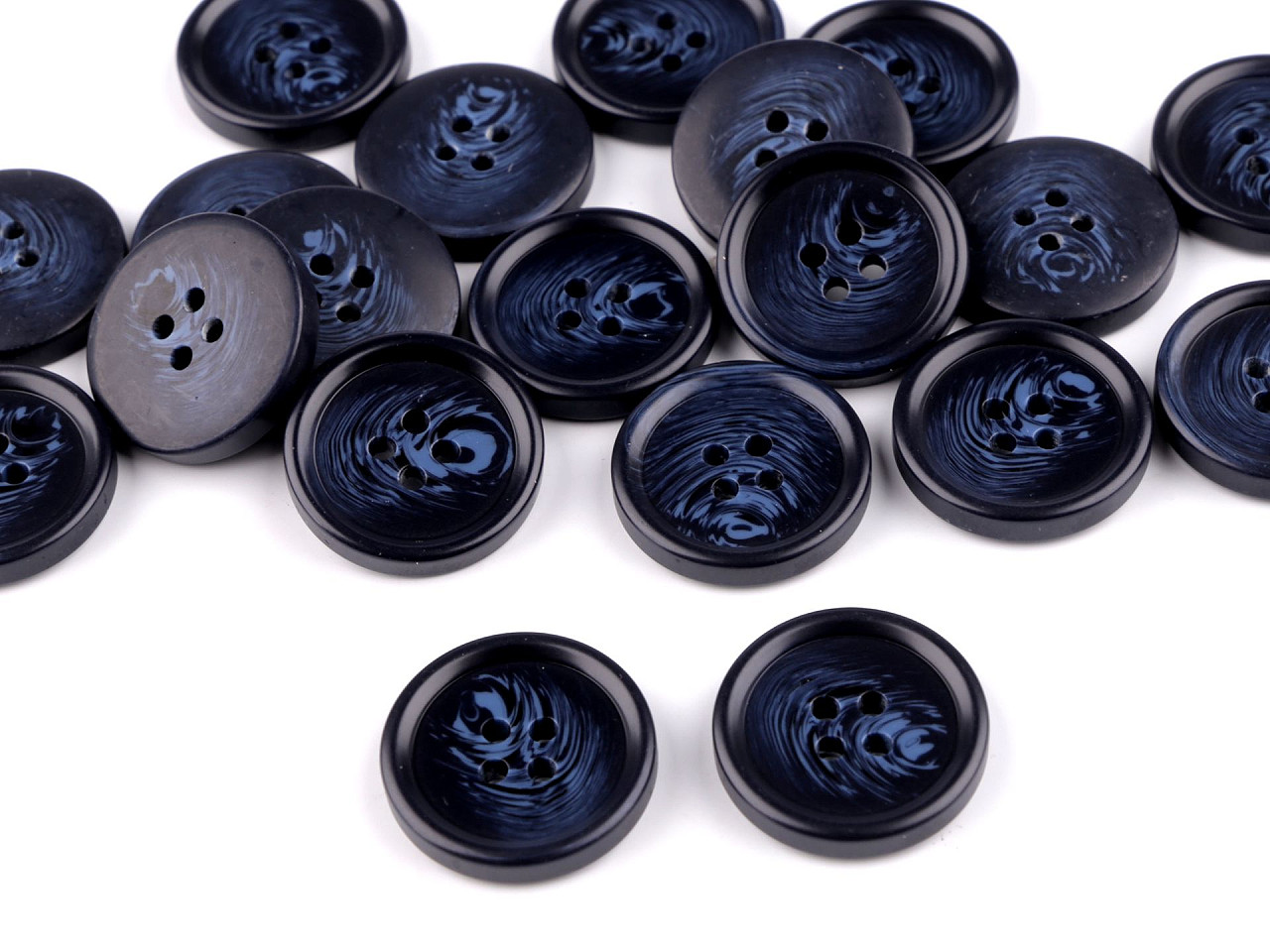 Nasturi costum 24", 28", 32", 36", 40" - Albastru închis (20 Bucăți)