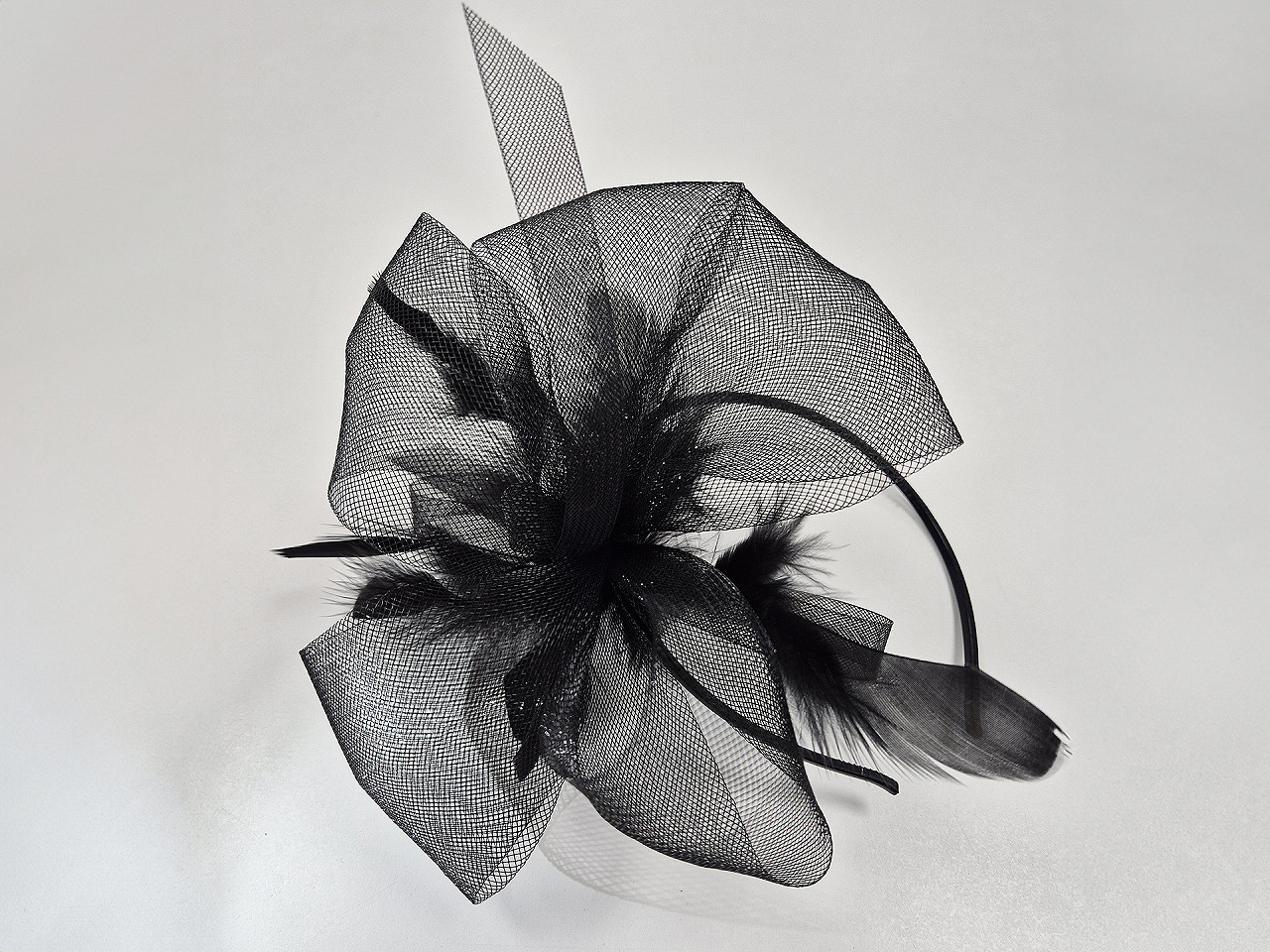 Cordeluță plastic - Negru (12 Bucăți)