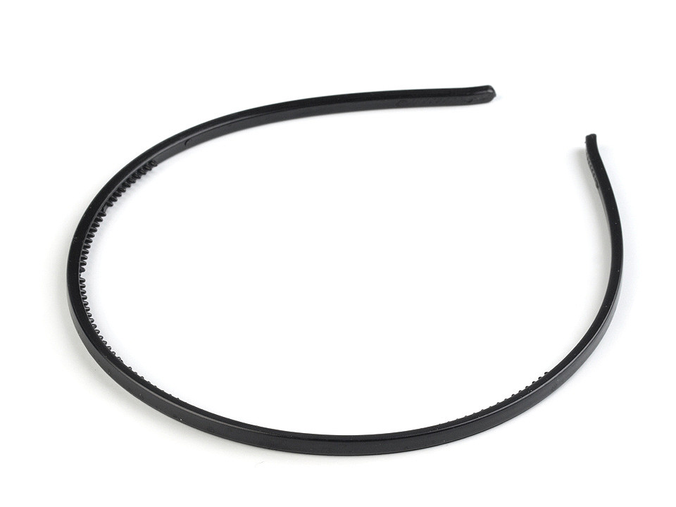 Cordeluță plastic - Negru (12 Bucăți)