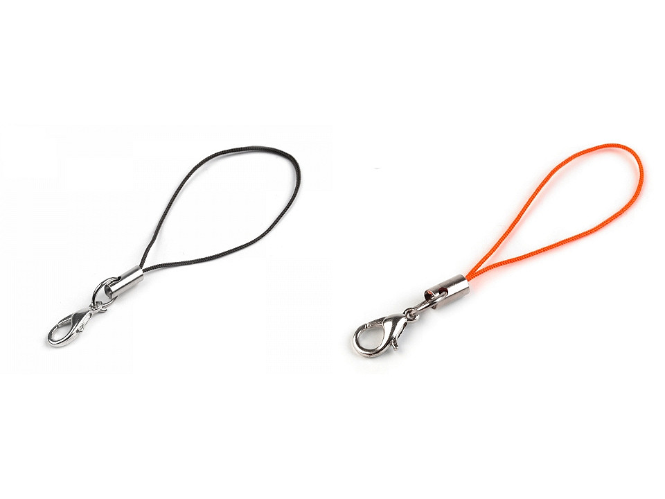 Agățătoare cu carabină, 50 mm - Negru (100 Bucăți)