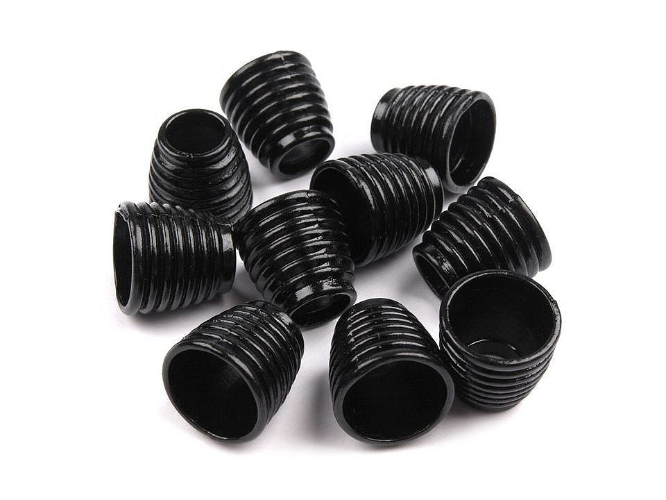 Capăt șnur,  ø6,7 mm - Nichel antic (50 Bucăți)