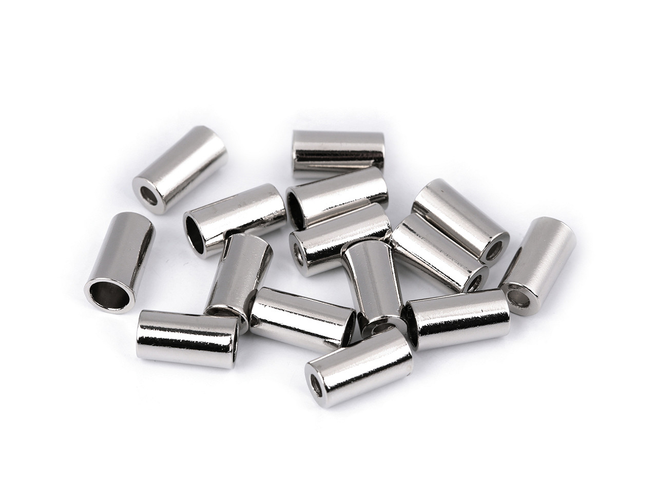 Capăt șnur, ø3,5 mm, ø5,5 mm - Auriu rose (50 Bucăți)