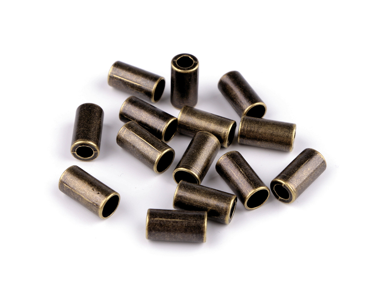 Capăt șnur, ø3,5 mm, ø5,5 mm - Auriu rose (50 Bucăți)