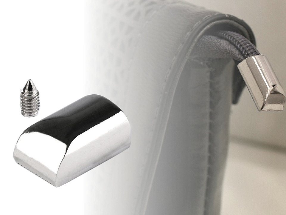 Terminație fermoar - Alamă antică (5 Bucăți)