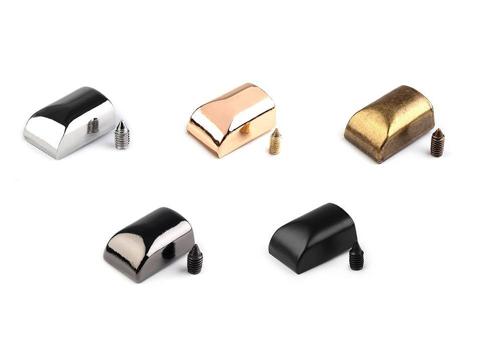 Terminație fermoar - Alamă antică (5 Bucăți)