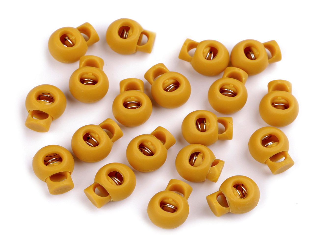 Opritori șnur, 15x19 mm - Off white (10 Bucăți)