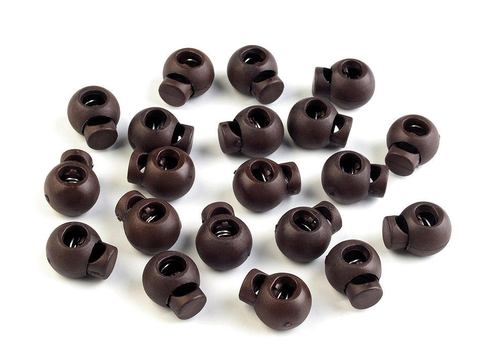 Opritori șnur, 15x19 mm - Off white (10 Bucăți)