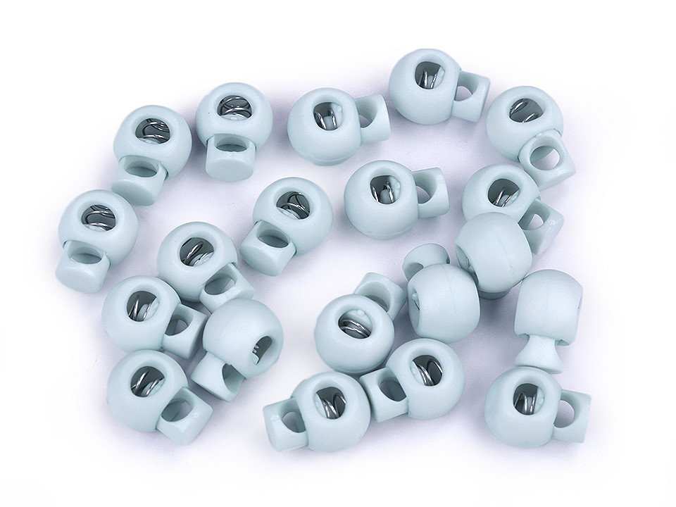 Opritori șnur, 15x19 mm - Off white (10 Bucăți)