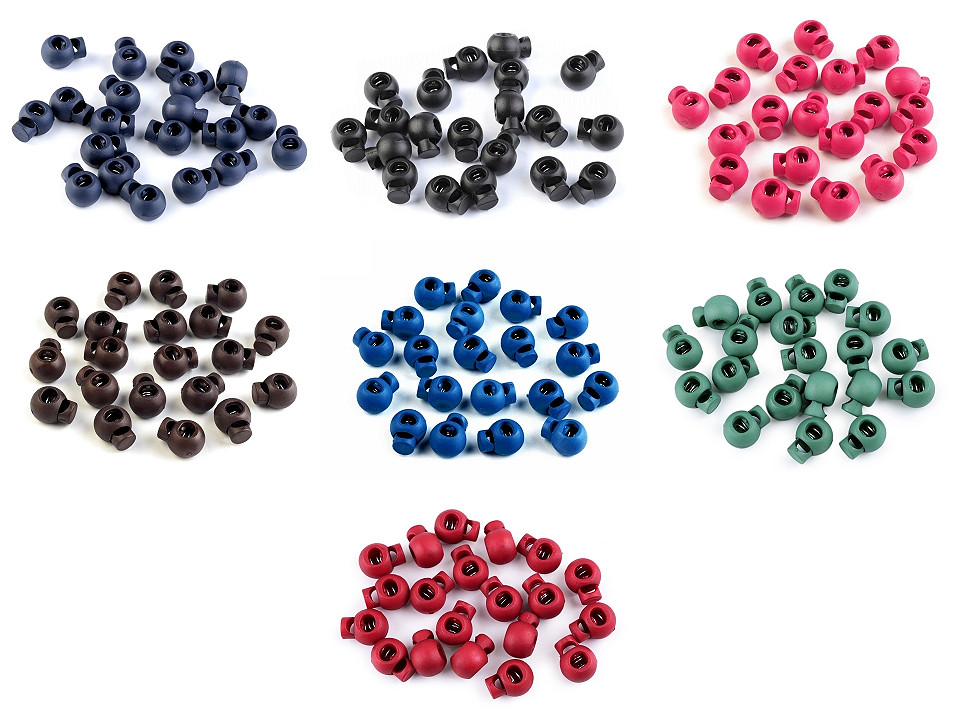 Opritori șnur, 15x19 mm - Off white (10 Bucăți)