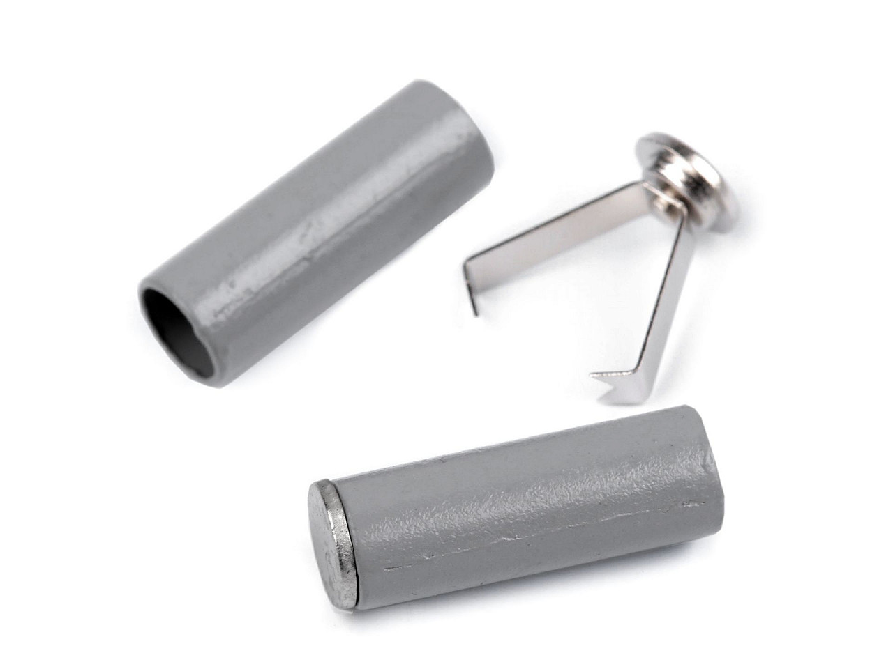 Capăt de șnur cu clips, ø5 mm - Albastru închis (200 Bucăți)