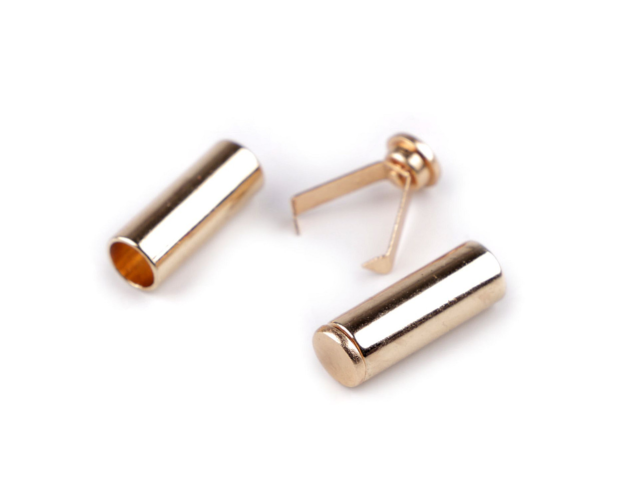 Capat de snur cu siguranta de ø6 mm - Alamă antică (4 Bucăți)