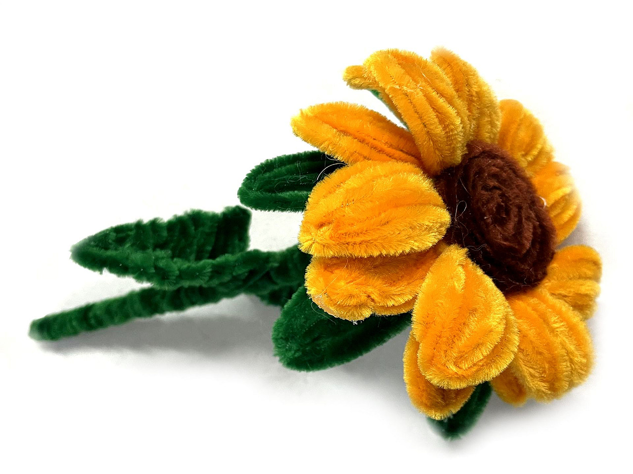 Sârmă plușată, ø6 mm, lungime 30 cm - Verde crud (20 Bucăți)