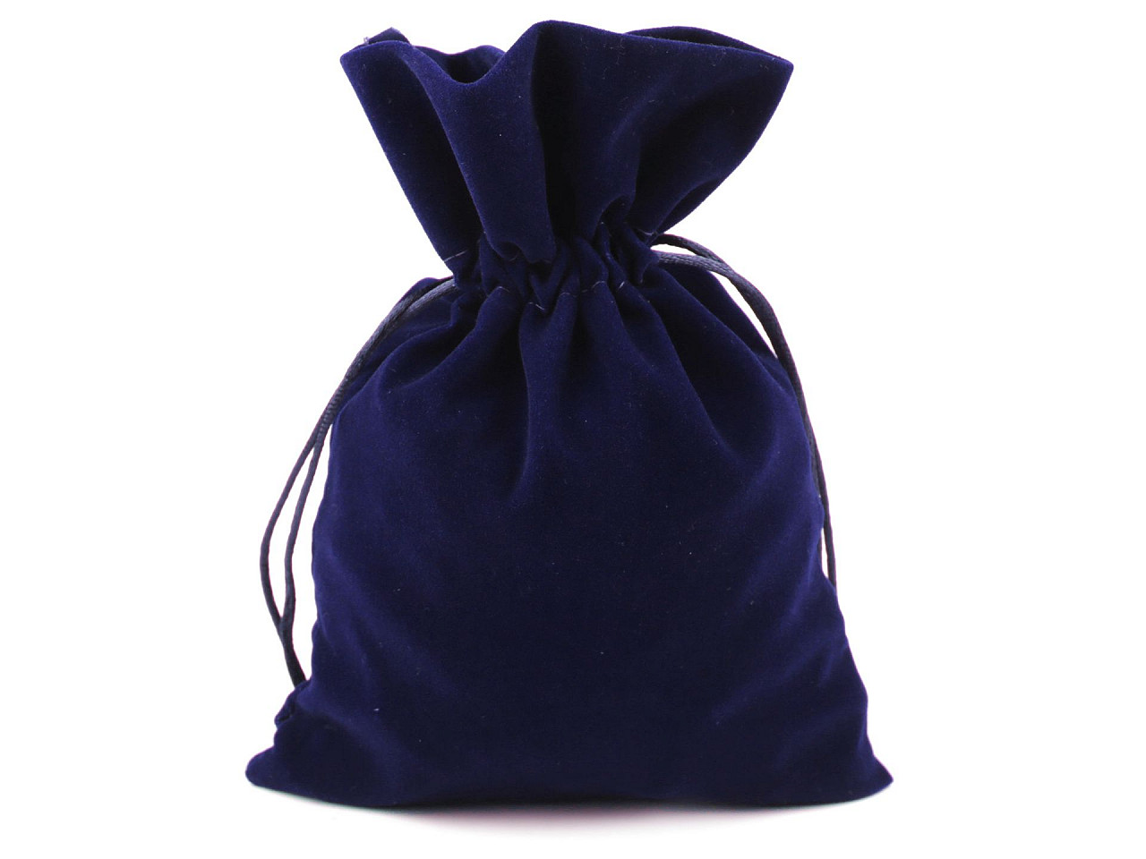 Săculeț catifea pentru cadouri, 12x17 cm - Negru (10 Bucăți)