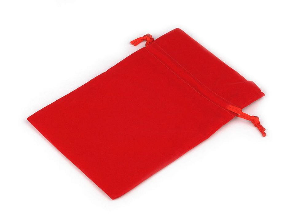 Săculeț catifea pentru cadouri, 12x17 cm - Negru (10 Bucăți)