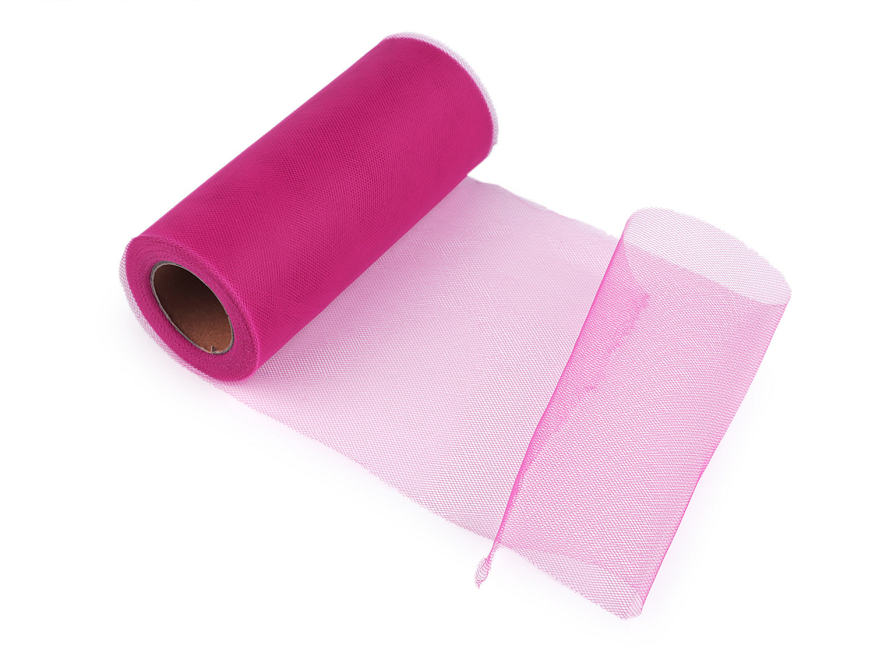 Tull decorativ, lățime 15 cm - Alb zăpadă (1 Bucată)