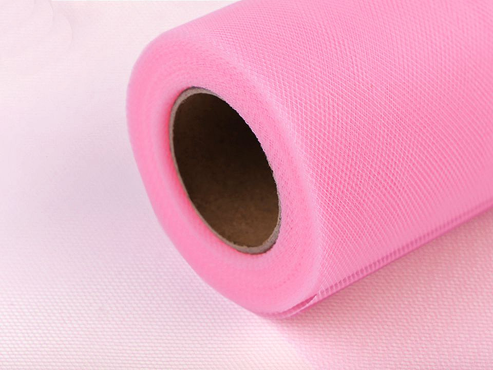 Tull decorativ, lățime 15 cm - Alb zăpadă (1 Bucată)