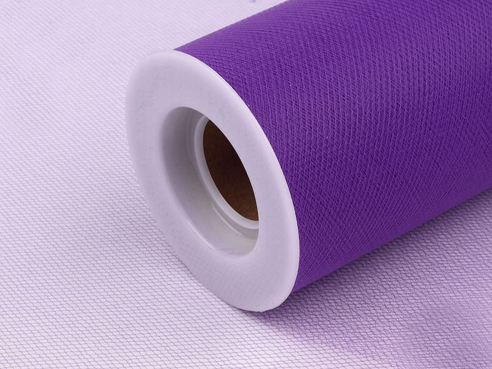 Tull decorativ, lățime 15 cm - Alb zăpadă (1 Bucată)