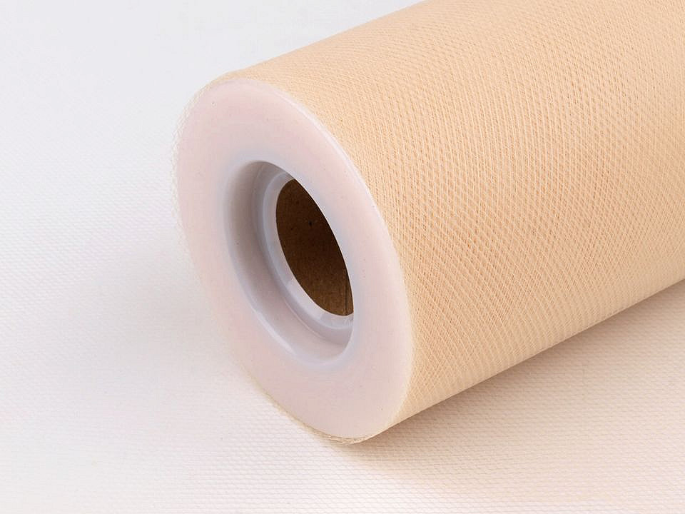 Tull decorativ, lățime 15 cm - Alb zăpadă (1 Bucată)