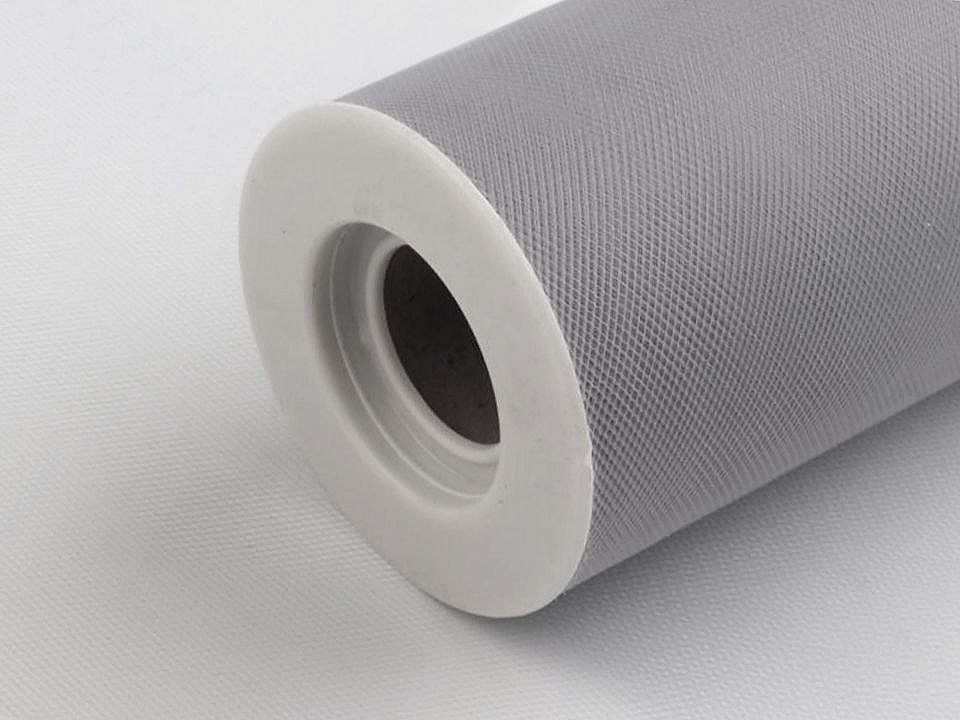 Tull decorativ, lățime 15 cm - Alb zăpadă (1 Bucată)