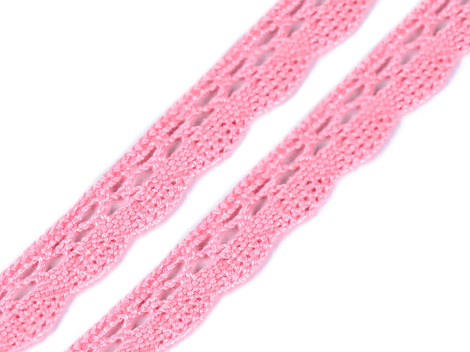 Dantelă bumbac croşetată, lățime 15 mm - Gri neutral (27 Metri)