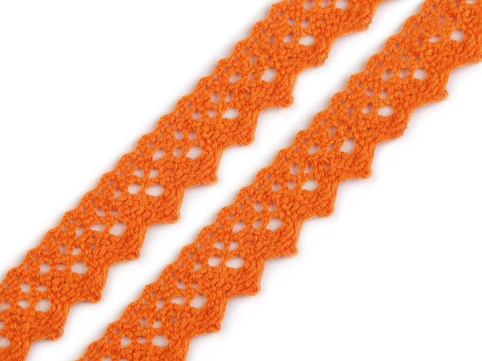 Dantelă bumbac croşetată, lățime 15 mm - Gri neutral (27 Metri)