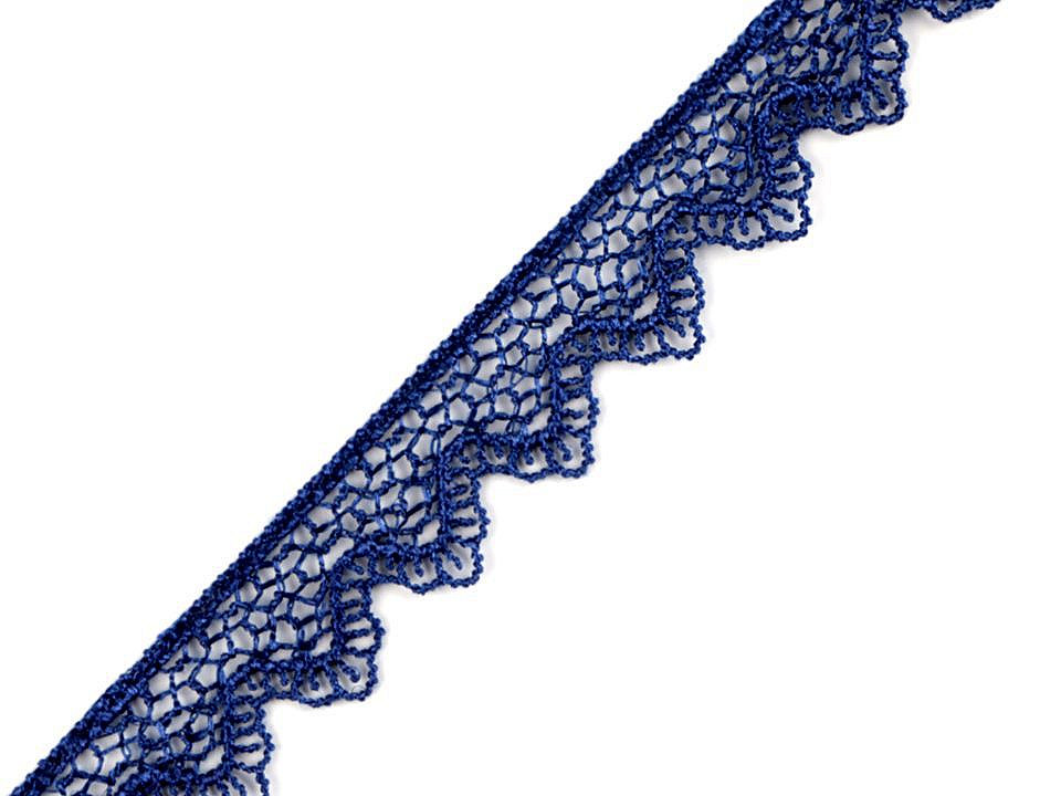 Dantelă guipure, lățime 17 mm - Alb zăpadă (1 Metru)
