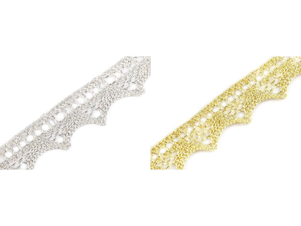 Galon / dantelă - Auriu (1 Metru)