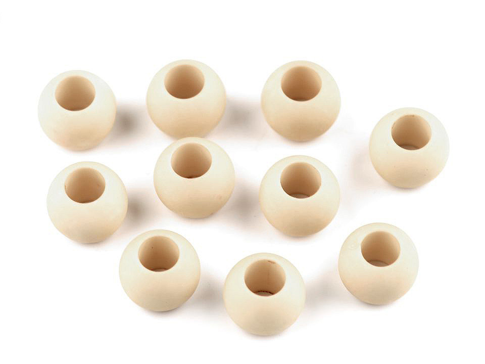 Mărgele mate cu gaură mare, 10x12 mm - Gri neutral (700 Bucăți)