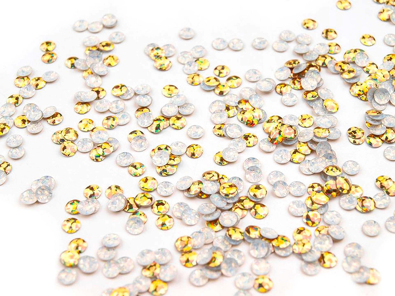 Paiete hotfix, ø3mm, 5g/pungă - Argintiu (1 Sac)