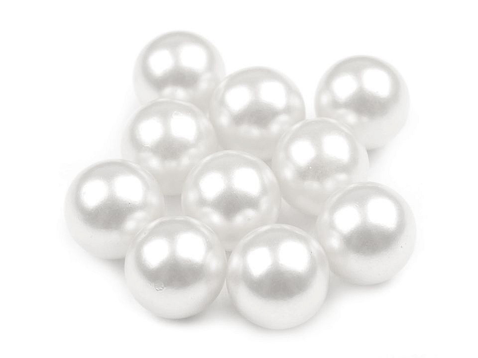 Perle decorative, fără orificiu, ø10 mm - Verde deschis (30 Bucăți)