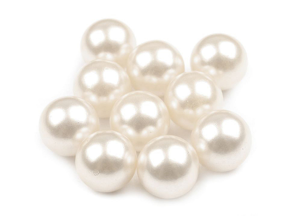 Perle decorative, fără orificiu, ø10 mm - Verde deschis (30 Bucăți)
