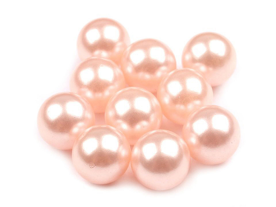 Perle decorative, fără orificiu, ø10 mm - Verde deschis (30 Bucăți)