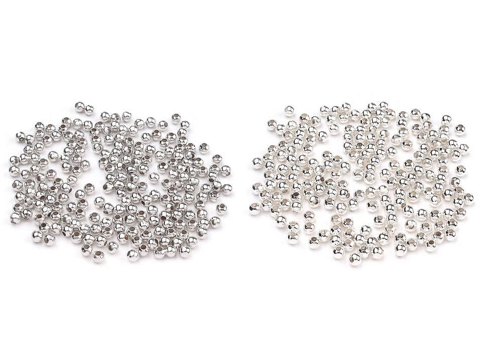 Mărgele metalice, ø3 mm - Auriu (500 Grame)