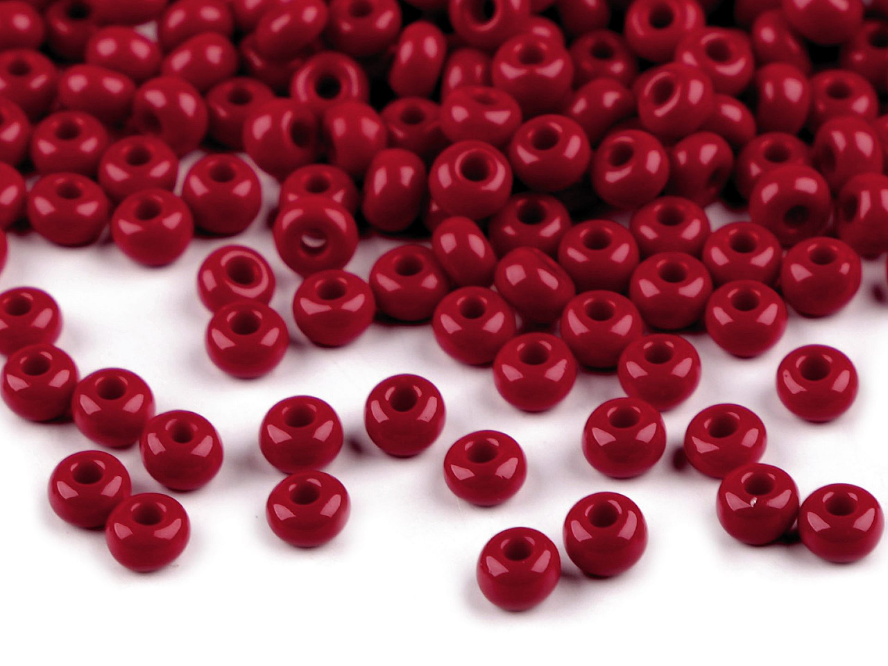 Mărgele nisip preciosa, 6/0 - 4mm - Alb lăptos (20 Grame)