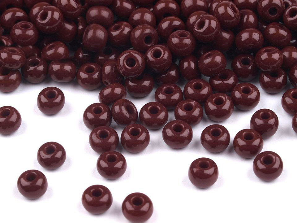 Mărgele nisip preciosa, 6/0 - 4mm - Alb lăptos (20 Grame)