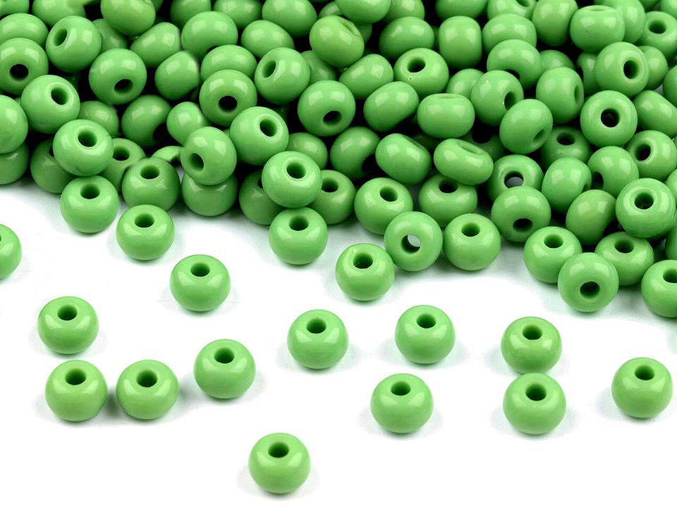 Mărgele nisip preciosa, 6/0 - 4mm - Alb lăptos (20 Grame)