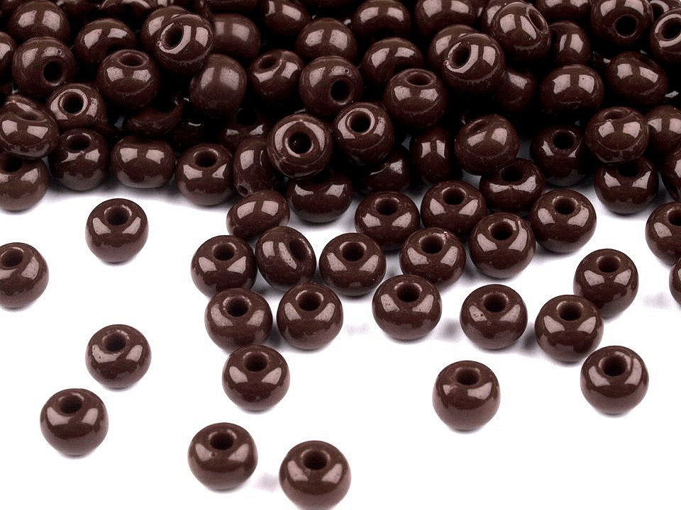 Mărgele nisip preciosa, 6/0 - 4mm - Alb lăptos (20 Grame)