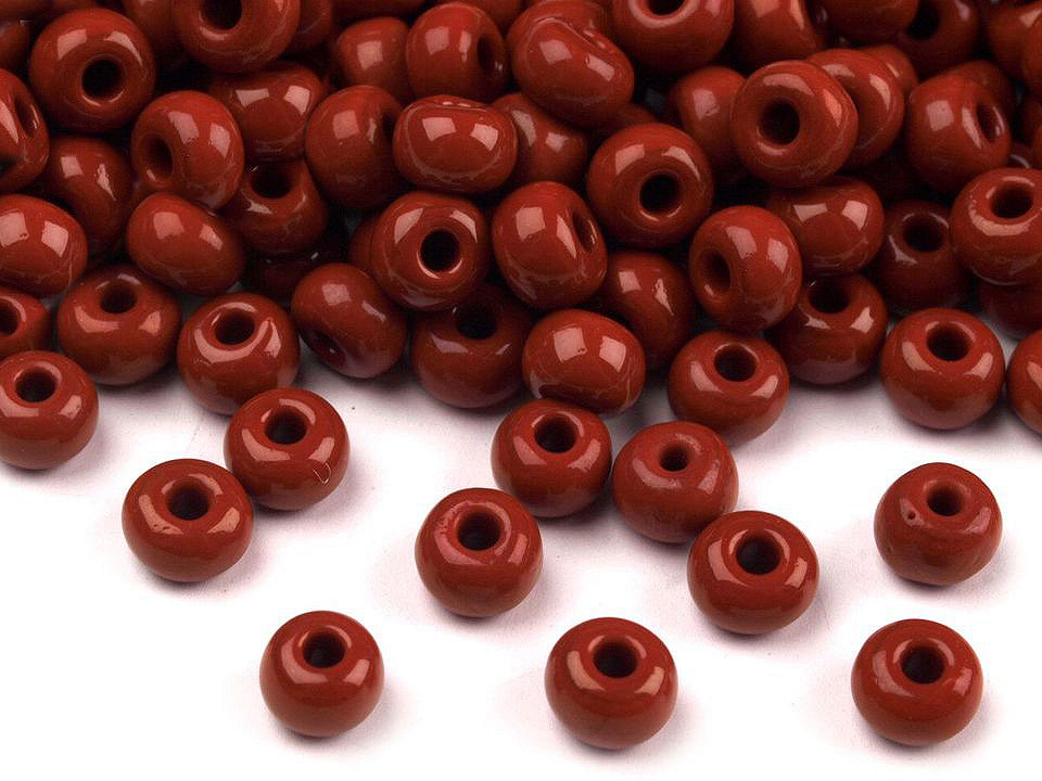 Mărgele nisip preciosa, 6/0 - 4mm - Alb lăptos (20 Grame)