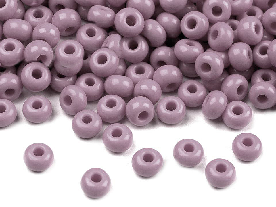 Mărgele nisip preciosa, 6/0 - 4mm - Alb lăptos (20 Grame)