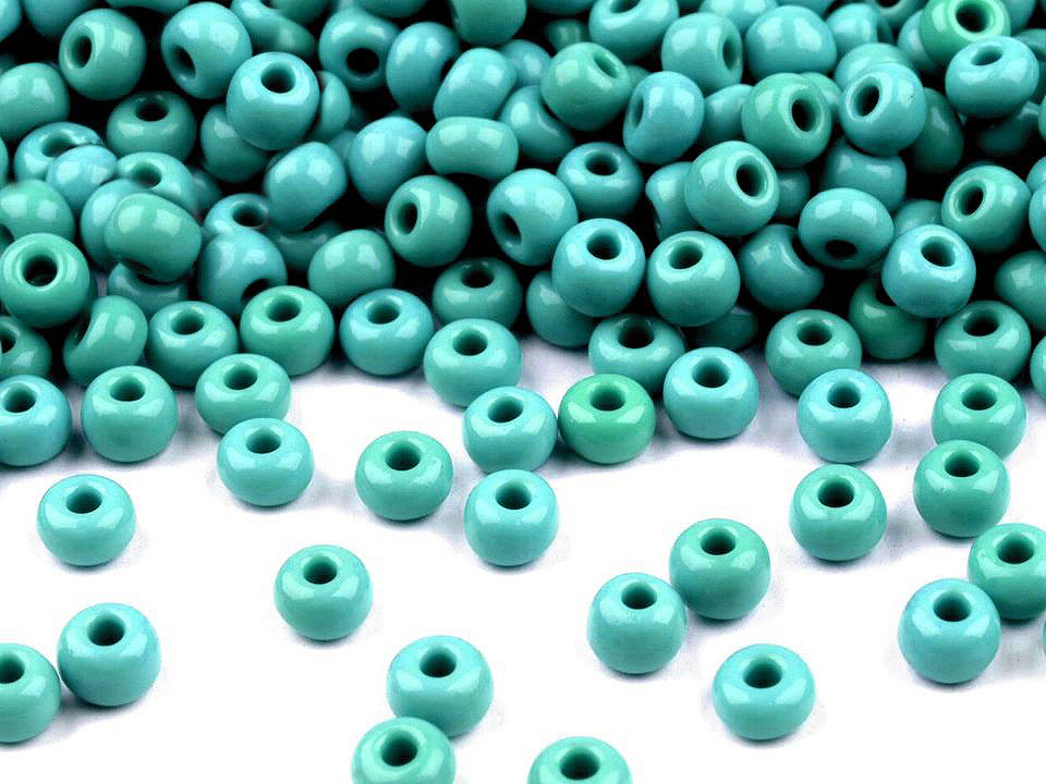 Mărgele nisip preciosa, 6/0 - 4mm - Alb lăptos (20 Grame)