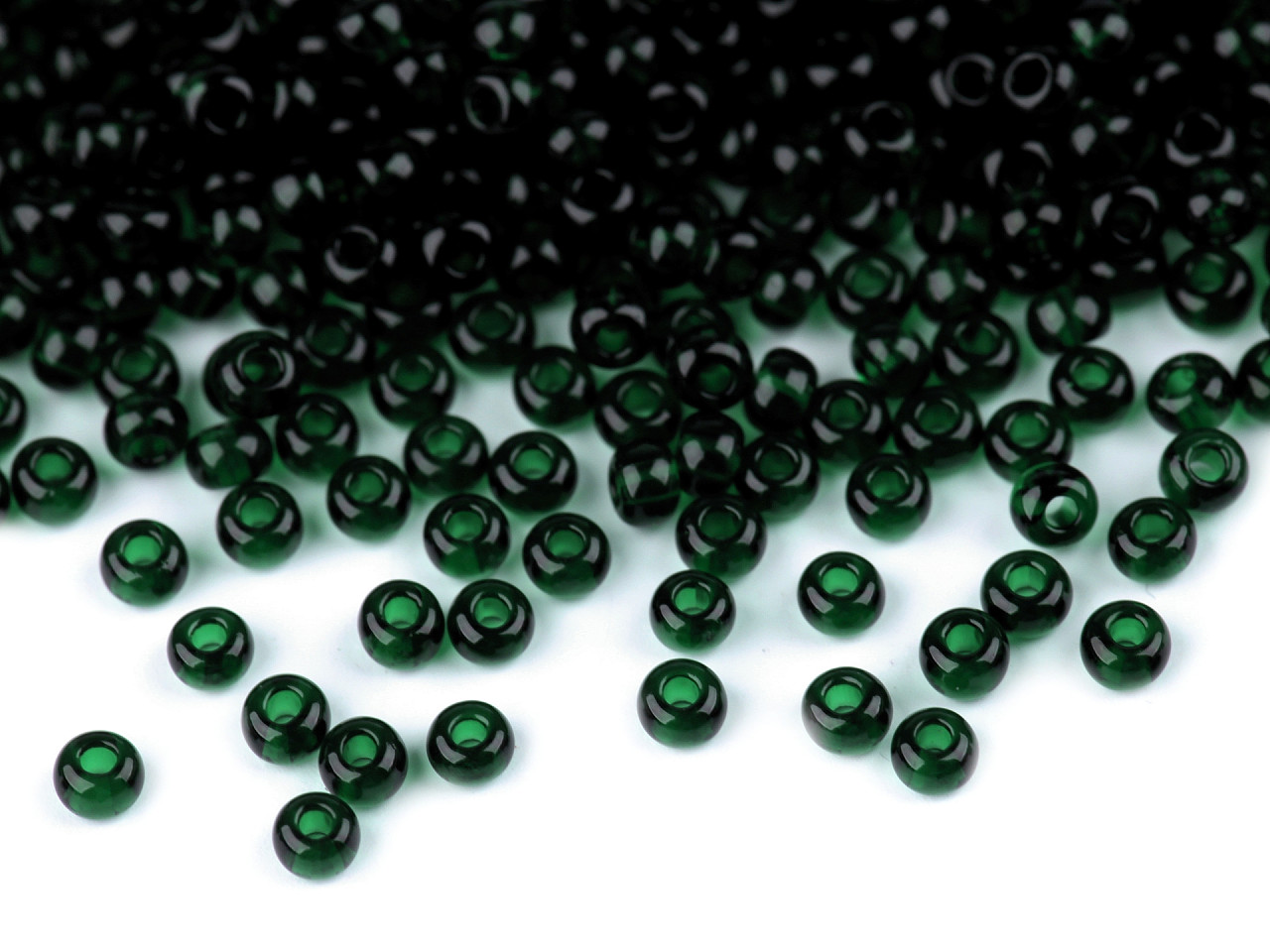 Mărgele nisip preciosa, 11/0 - 2mm - Negru (20 Grame)