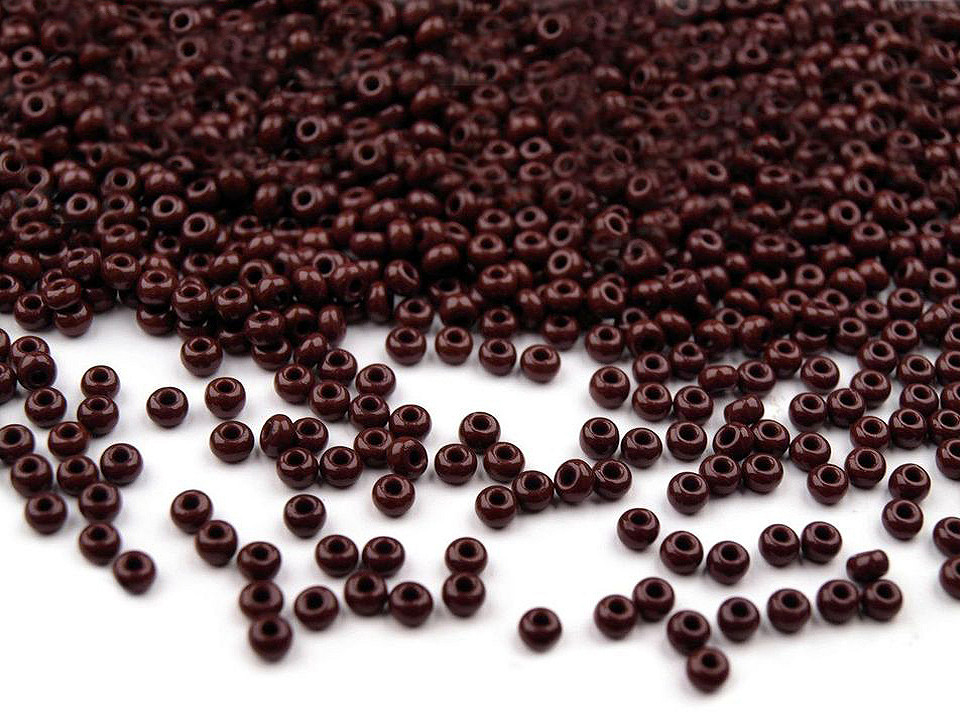 Mărgele nisip preciosa, 11/0 - 2mm - Negru (20 Grame)