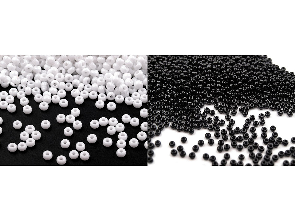 Mărgele nisip preciosa, 11/0 - 2mm - Negru (20 Grame)