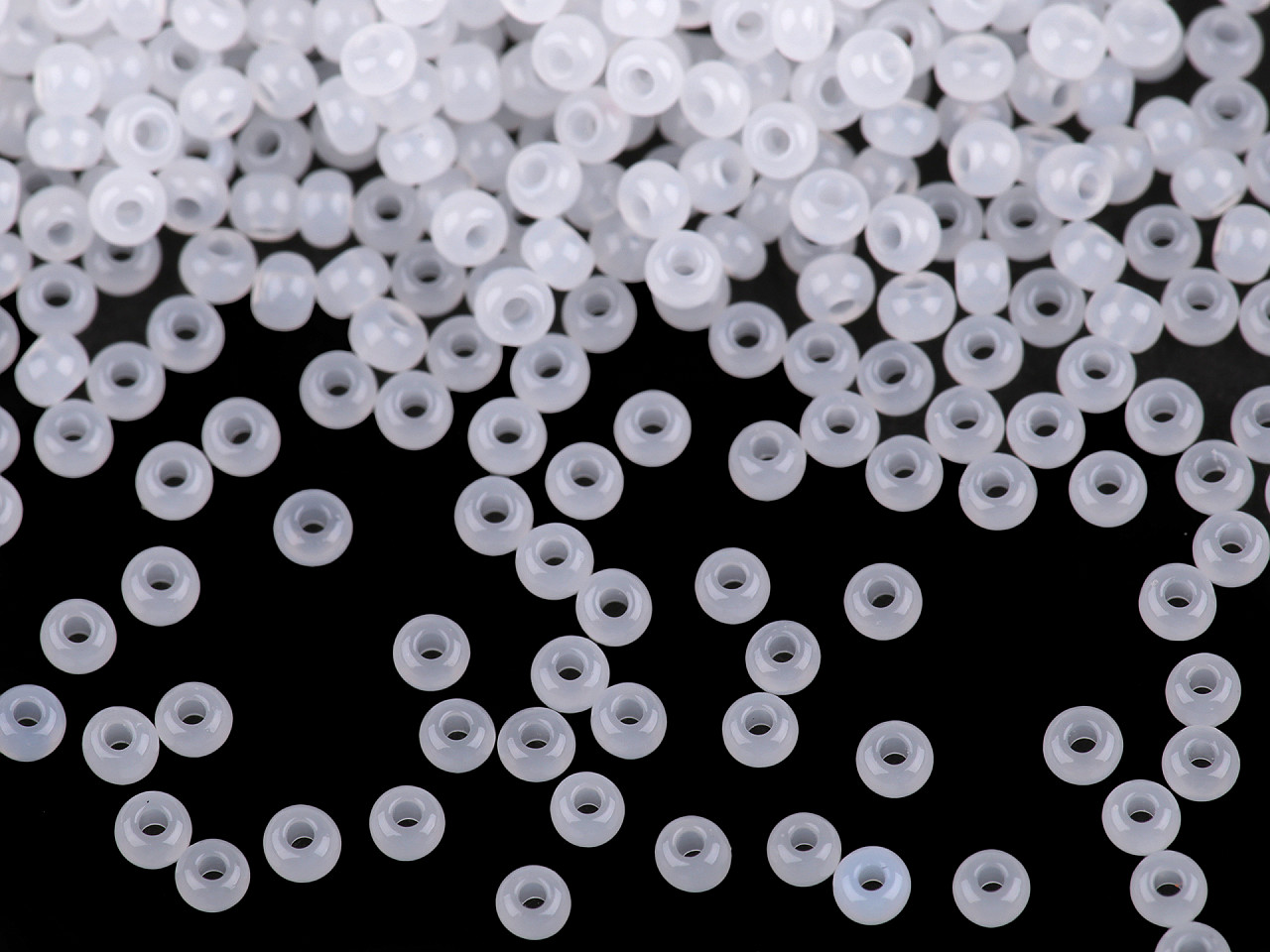 Mărgele nisip preciosa, 11/0 - 2mm - Negru (20 Grame)