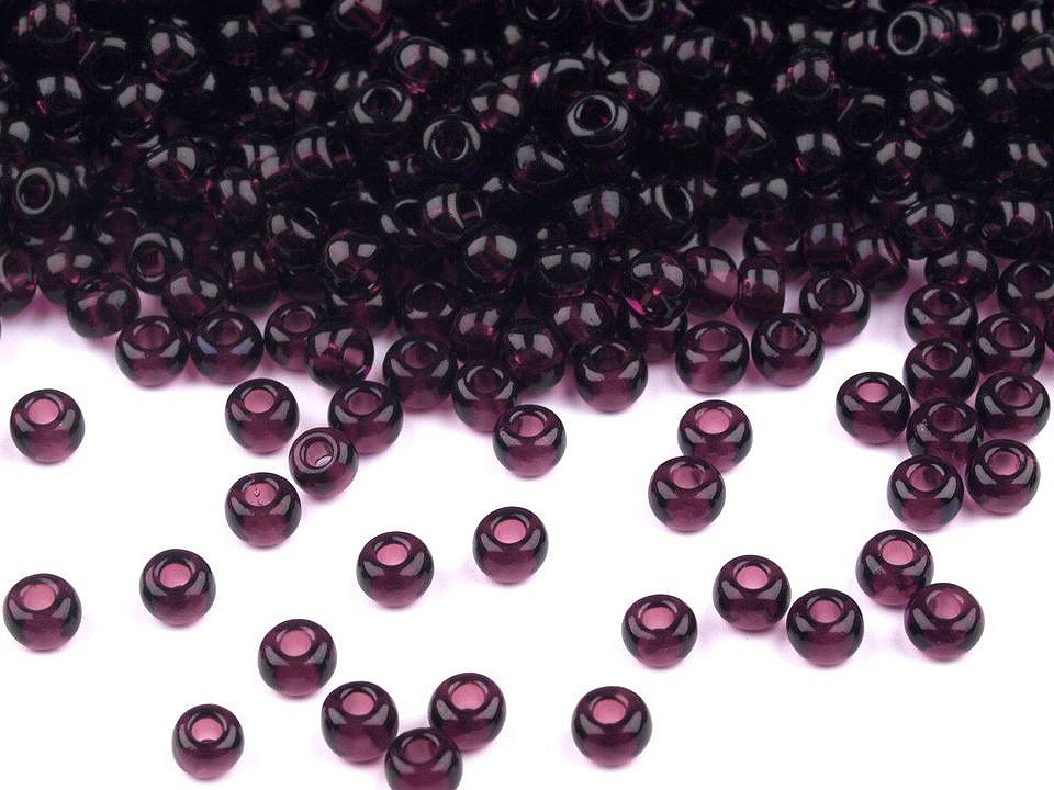 Mărgele nisip preciosa, 8/0 - 3mm - Roșu (20 Grame)