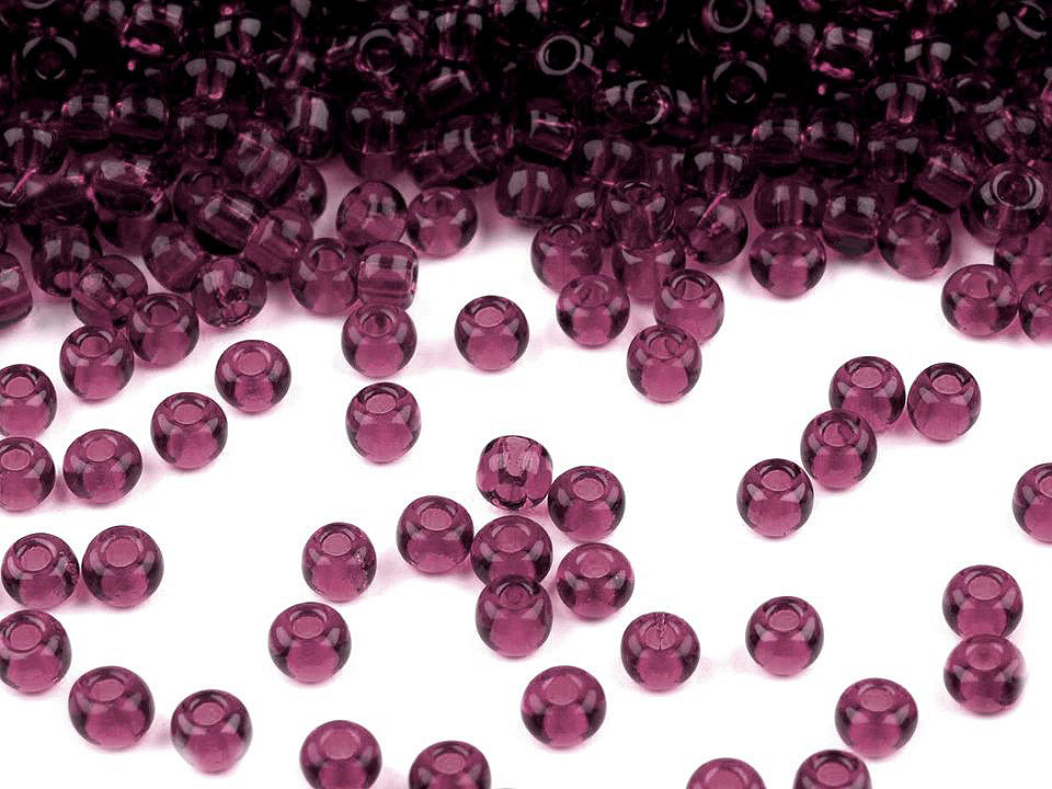 Mărgele nisip preciosa, 8/0 - 3mm - Roșu (20 Grame)
