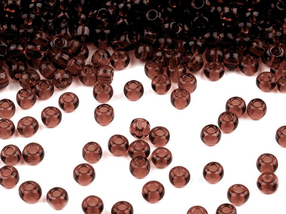 Mărgele nisip preciosa, 8/0 - 3mm - Roșu (20 Grame)