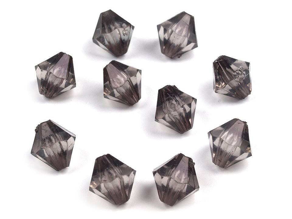 Mărgele plastic romboide sun, 8x8 mm - Transparent (300 Grame) Mărgele plastic romboide sun, 8x8 mm - Transparent (300 Grame)