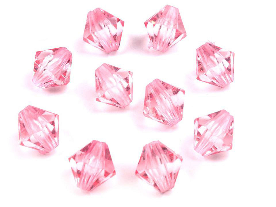 Mărgele plastic romboide sun, 8x8 mm - Transparent (300 Grame) Mărgele plastic romboide sun, 8x8 mm - Transparent (300 Grame)