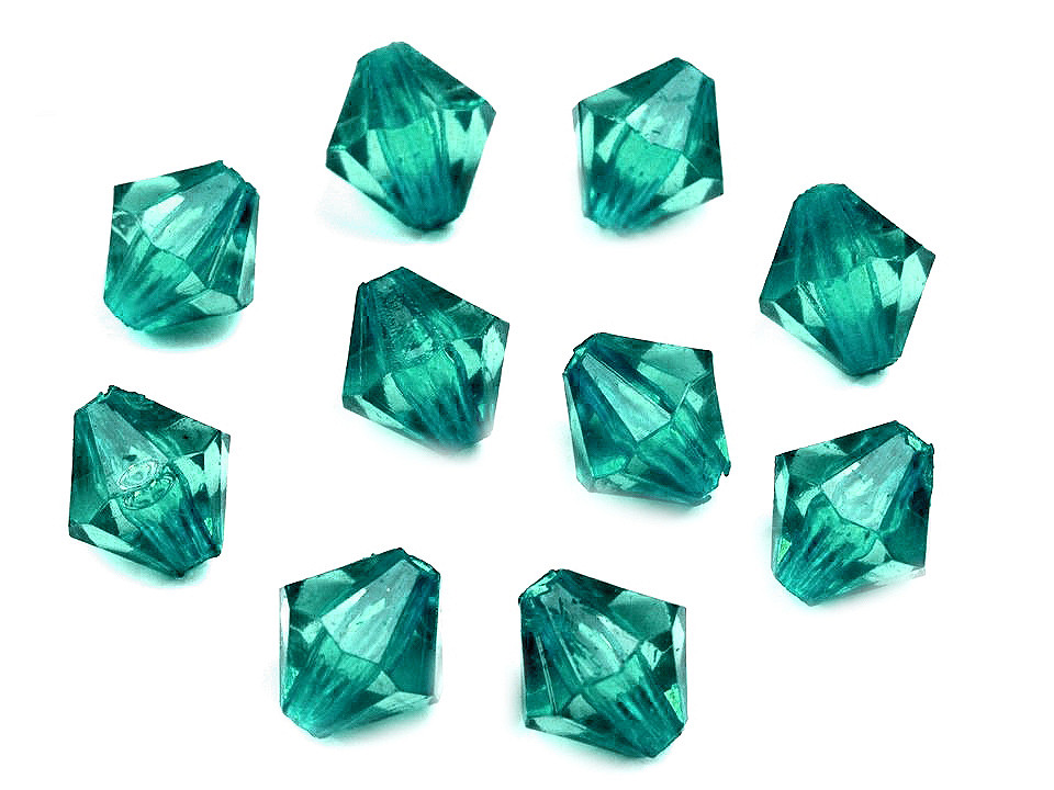 Mărgele plastic romboide sun, 8x8 mm - Transparent (300 Grame) Mărgele plastic romboide sun, 8x8 mm - Transparent (300 Grame)